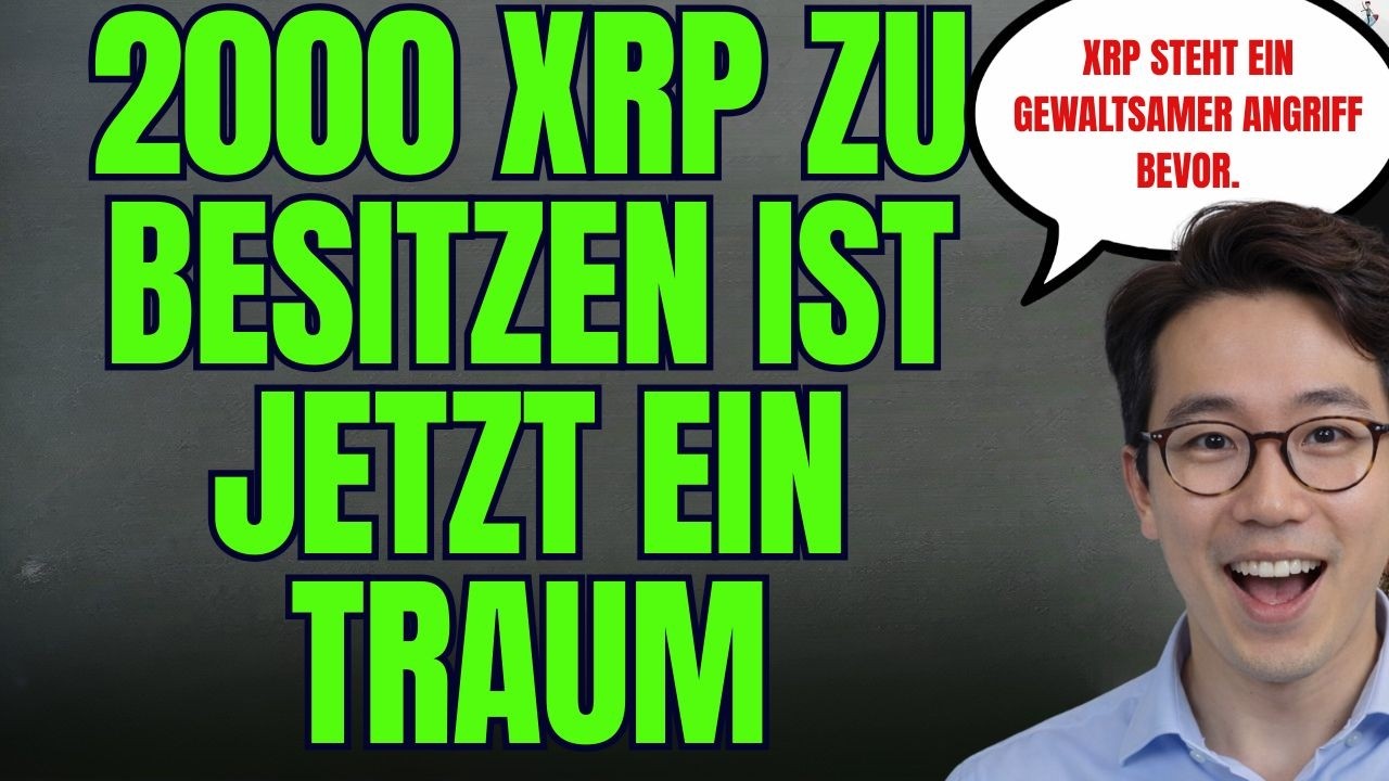 Wenn Sie mehr als 10.000 XRP besitzen – herzlichen Glückwunsch! 99 % der Weltbevölkerung werden das