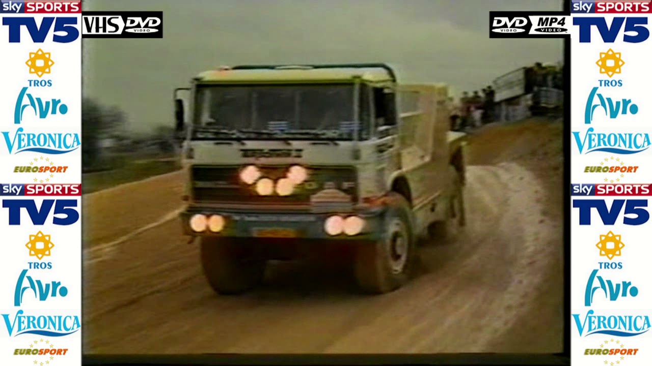 Jan de Rooy DAF Turbotwin Parijs Dakar 1987