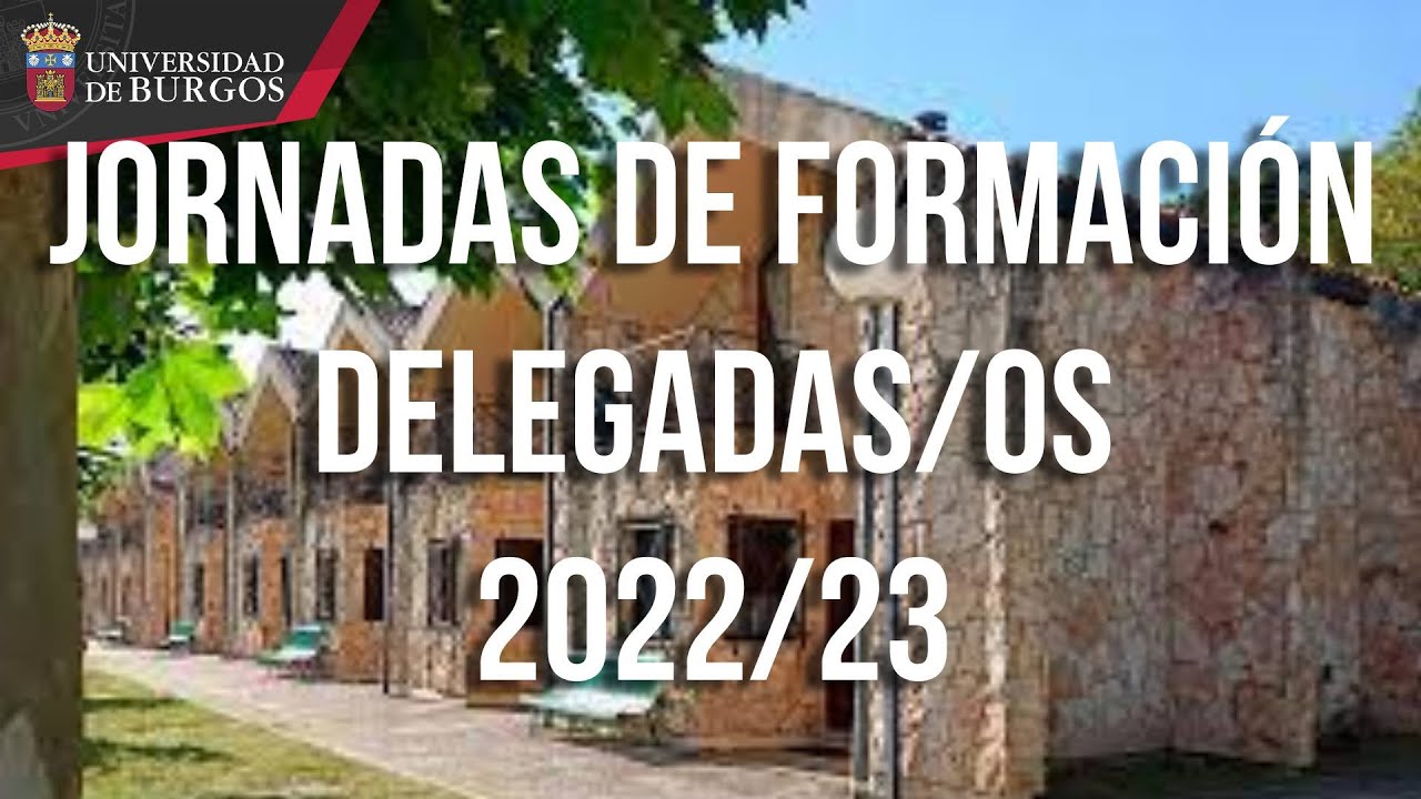 Jornadas de formación de delegados/as. Curso 2022/2023.