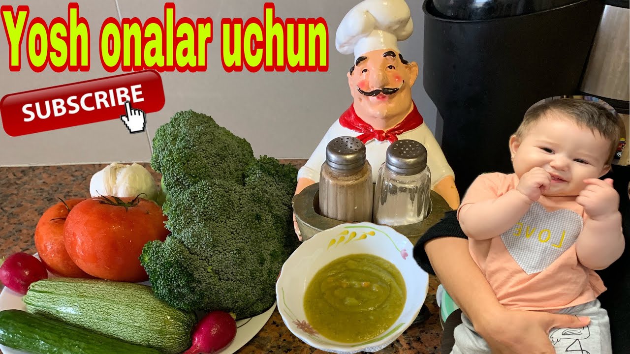 Kichkintoy bolajonlar uchun foydali taom 🍼🥦🥕🥔🍆🍽