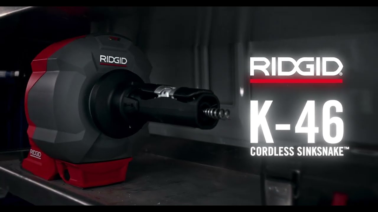 Get a Leg Up on Tough Blockages with the New RIDGID K-46 Cordless SinkSnake&trade;