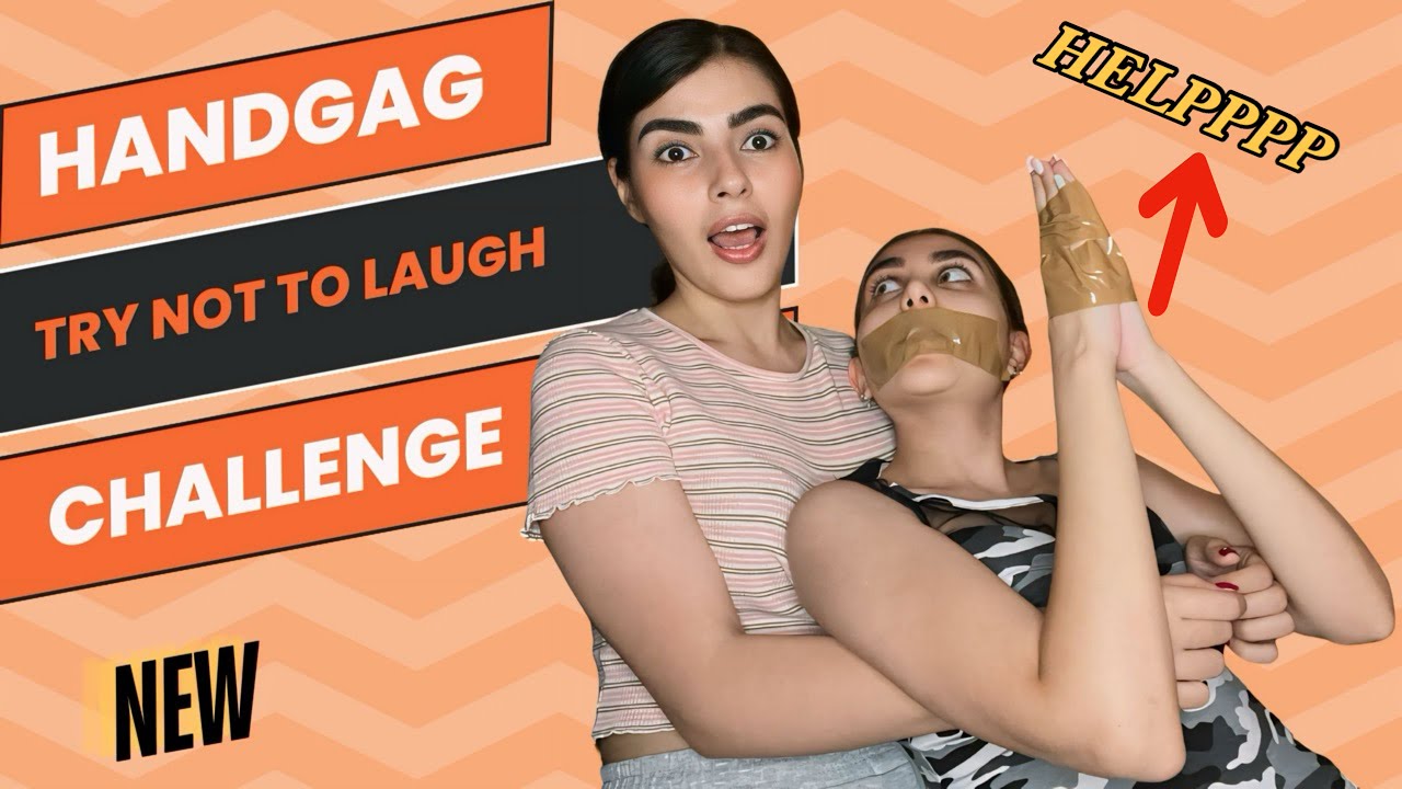 if you laugh you lose + Handgag Duct Tape Punishment