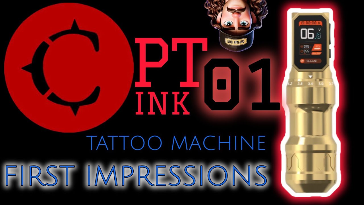 Мои первые впечатления/Распаковка тату-машинки CptInk-01 - Captain Ink