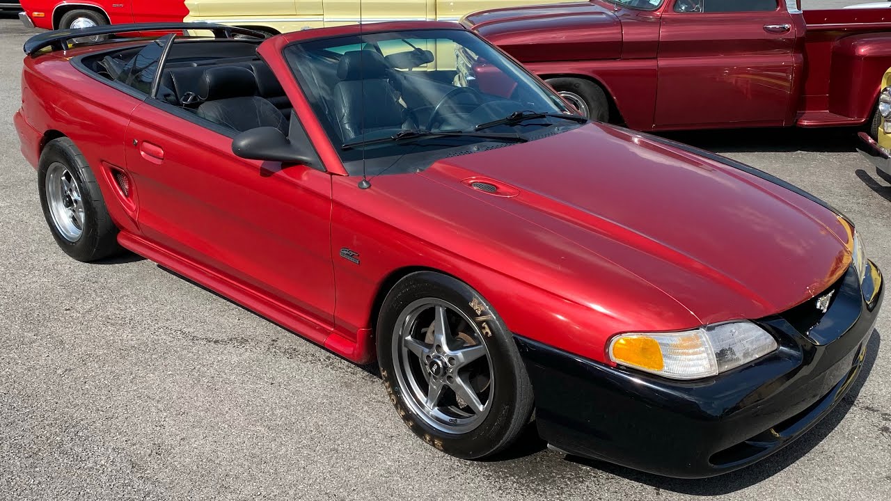 Test Drive 1995 Ford Mustang GT Convertible SOLD $5,500 Maple Motors