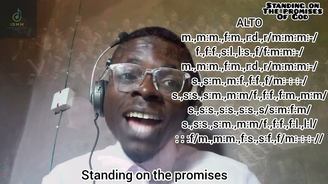 standing on the promises of God (Alto part) @GospelHymns @GospelMusicHymnSing