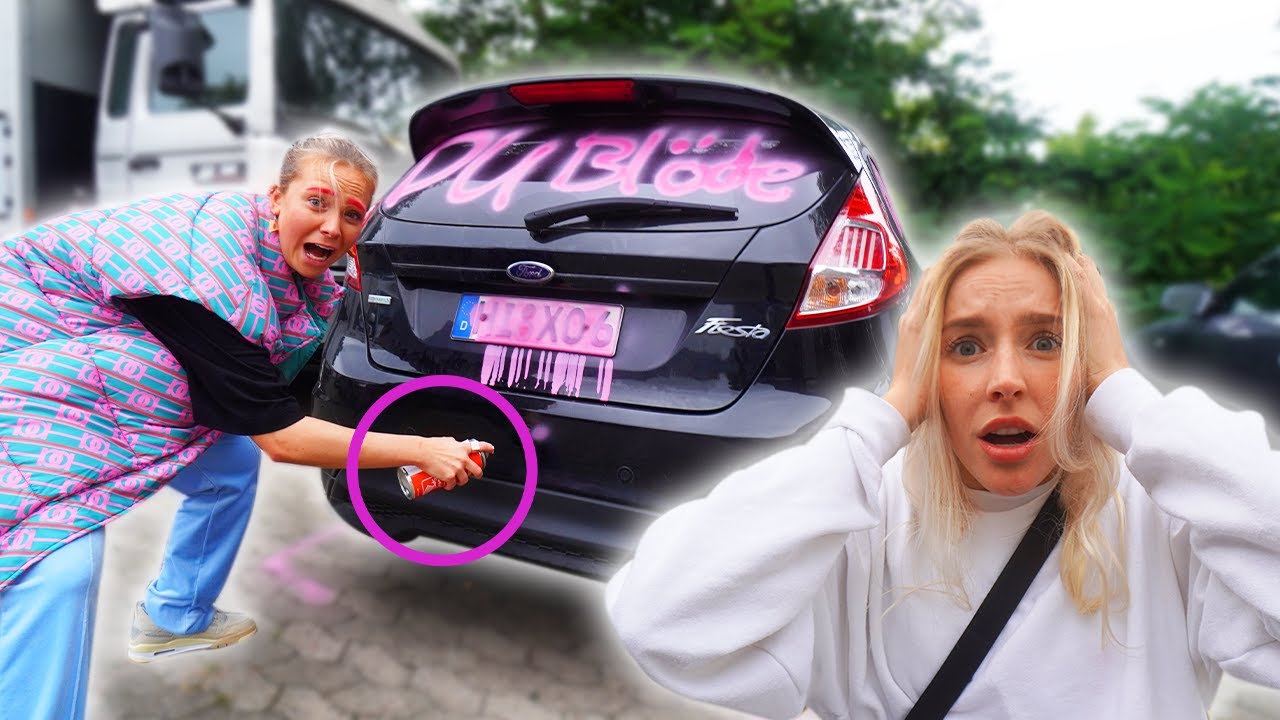 Ich spraye das Auto meiner besten Freundin an! 😂|CARAMELLA