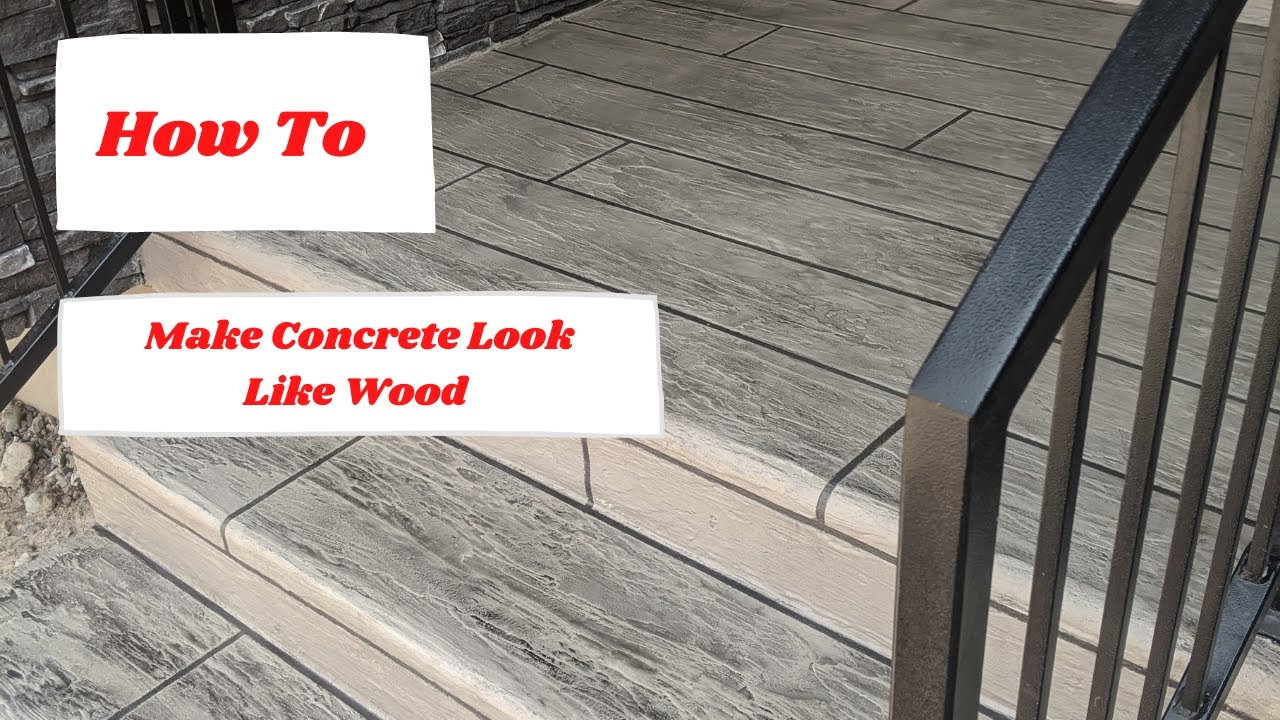 Concrete Wood Overlay