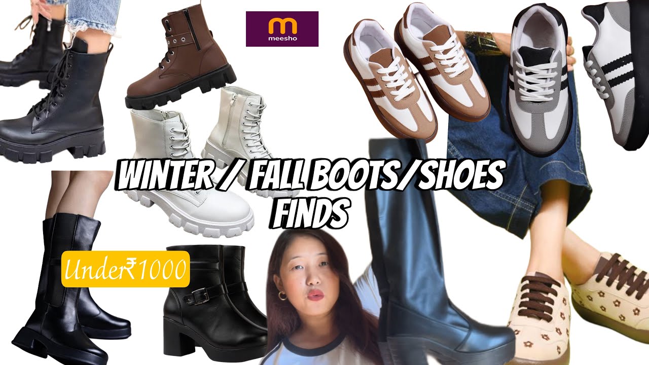 Meesho Winter Boots & Shoes under ₹1000 🤍✨ Stylish + Affordable Finds