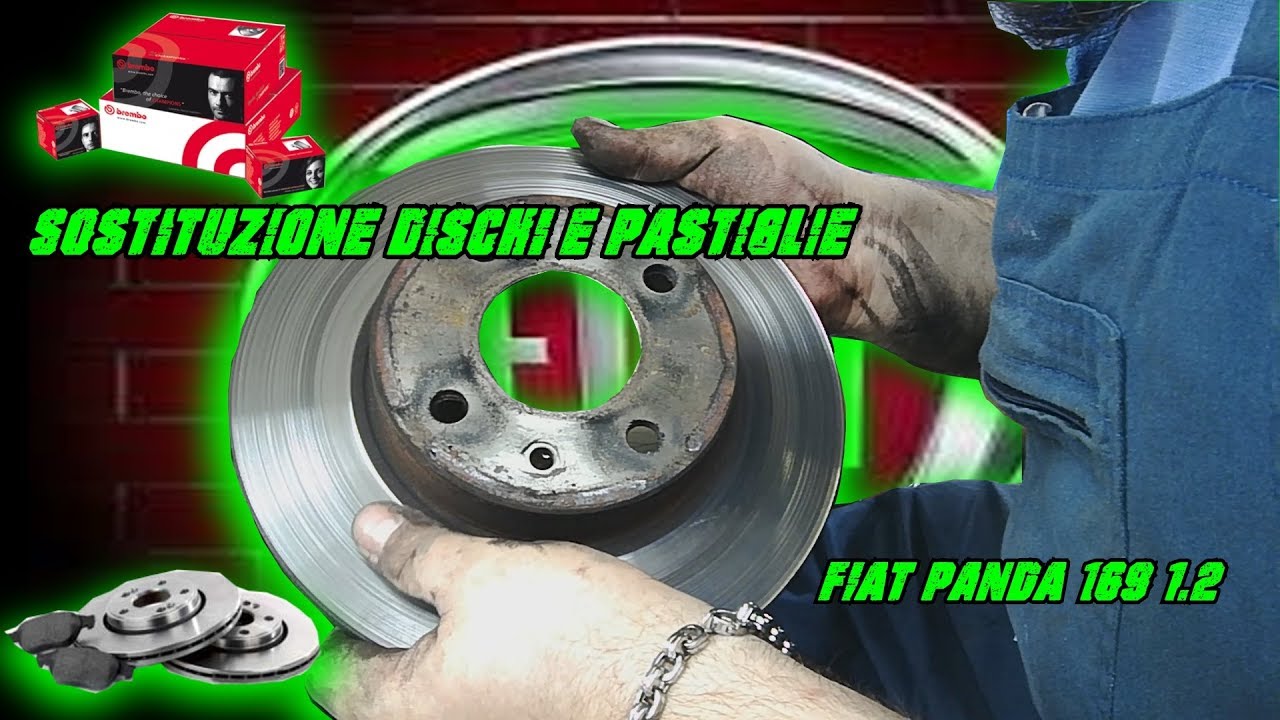 Sostituzione Dischi e Pastiglie Anteriori. Fiat Panda 169 1.2