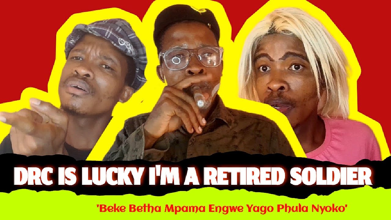 DR Congo is lucky I am a retired Soldier  ‎@pasekacomic 