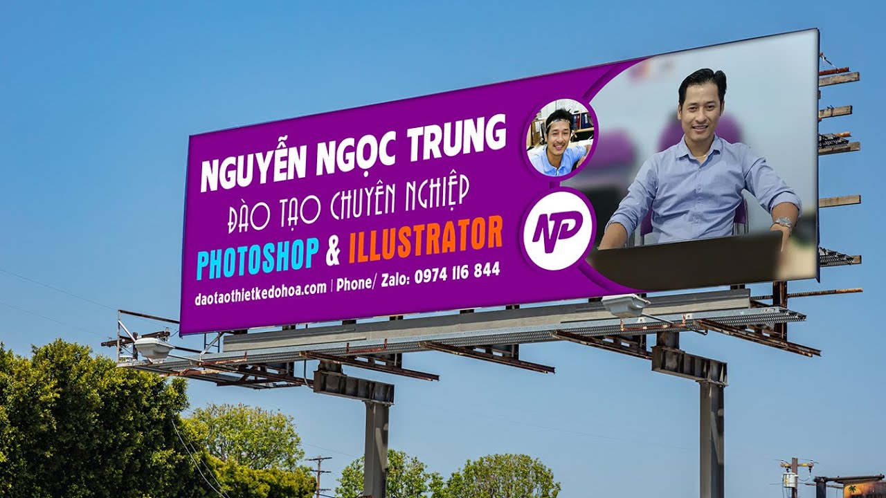 Hướng dẫn thiết kế banner với photoshop và illustrator | Nguyễn Ngọc Trung