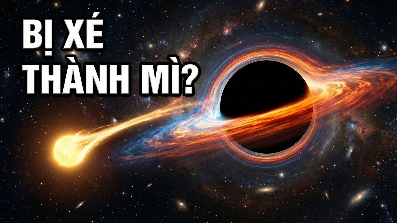 Lỗ Đen “Ăn” Sao: Khoảnh Khắc Xé Thủy Triều Làm Bùng Sáng Thiên Hà