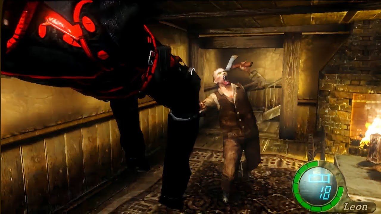 Review Mod Krauser Animated Gun And Run For Leon - Resident Evil 4 