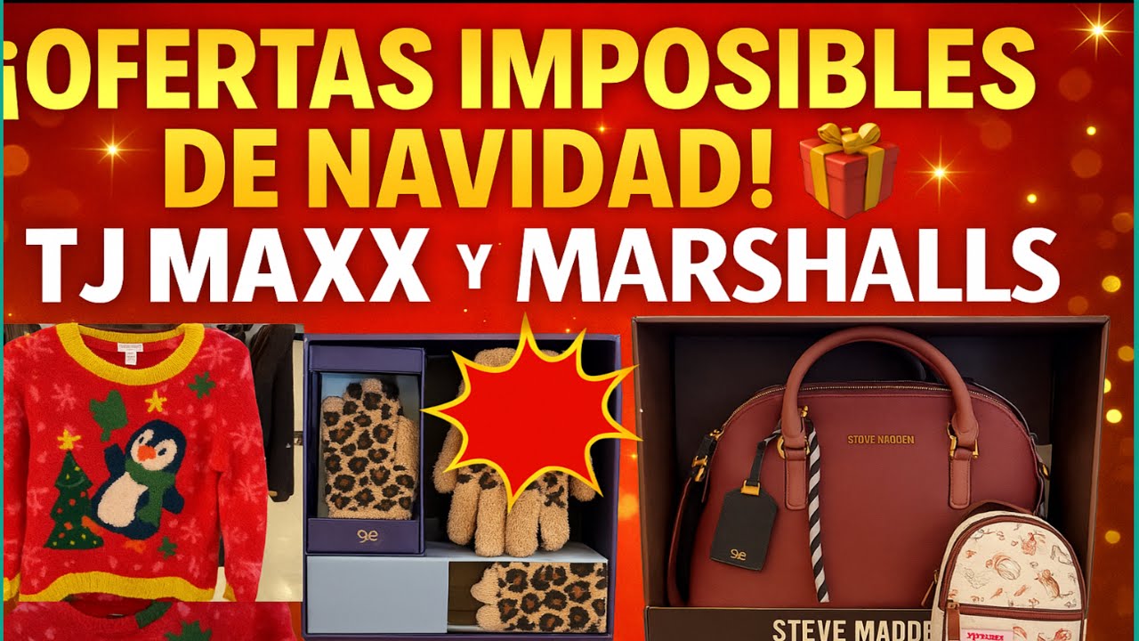 &ldquo;OFERTONES DE NAVIDAD 🎄 TJ MAXX + MARSHALLS 💥&rdquo; NO ME CANSO DE IR 🤷🏻&zwj;♀️