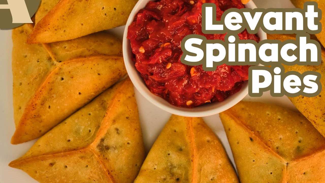 Σπανακοπιτάκια του Λεβάντε | Levant Spinach Pies | Fatayer Sabanekh