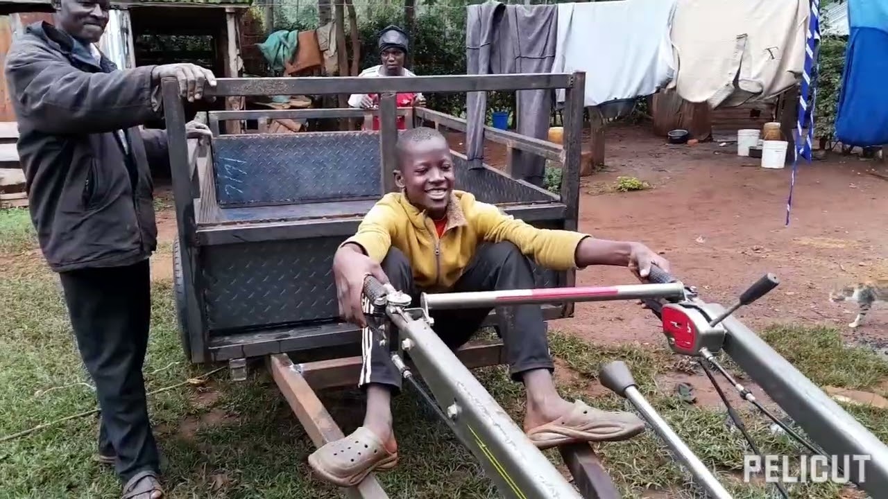 Walking tractor in Rongo, trailer building. For more info, just WhatsApp +254705372274.