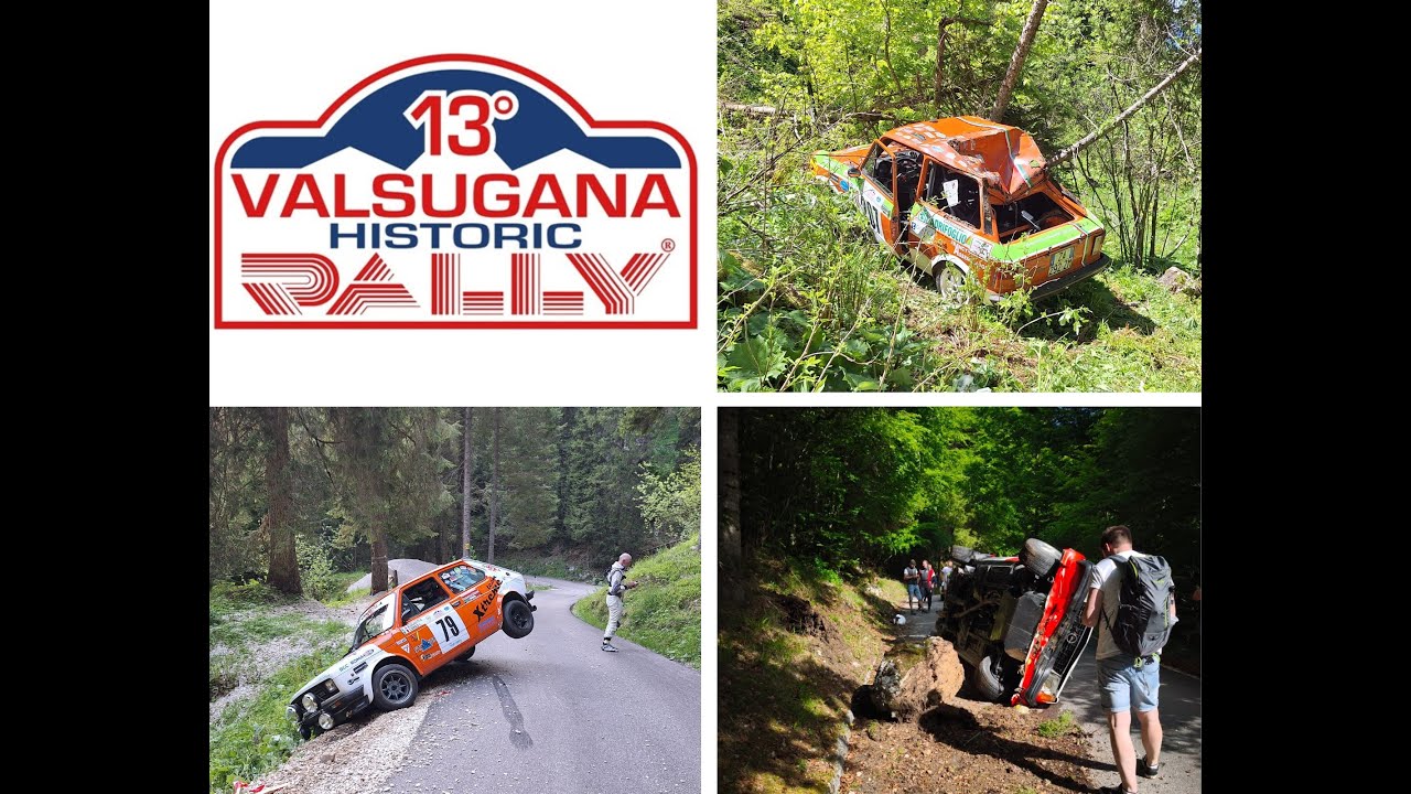 13° Valsugana Historic Rally   Big Crash & Show
