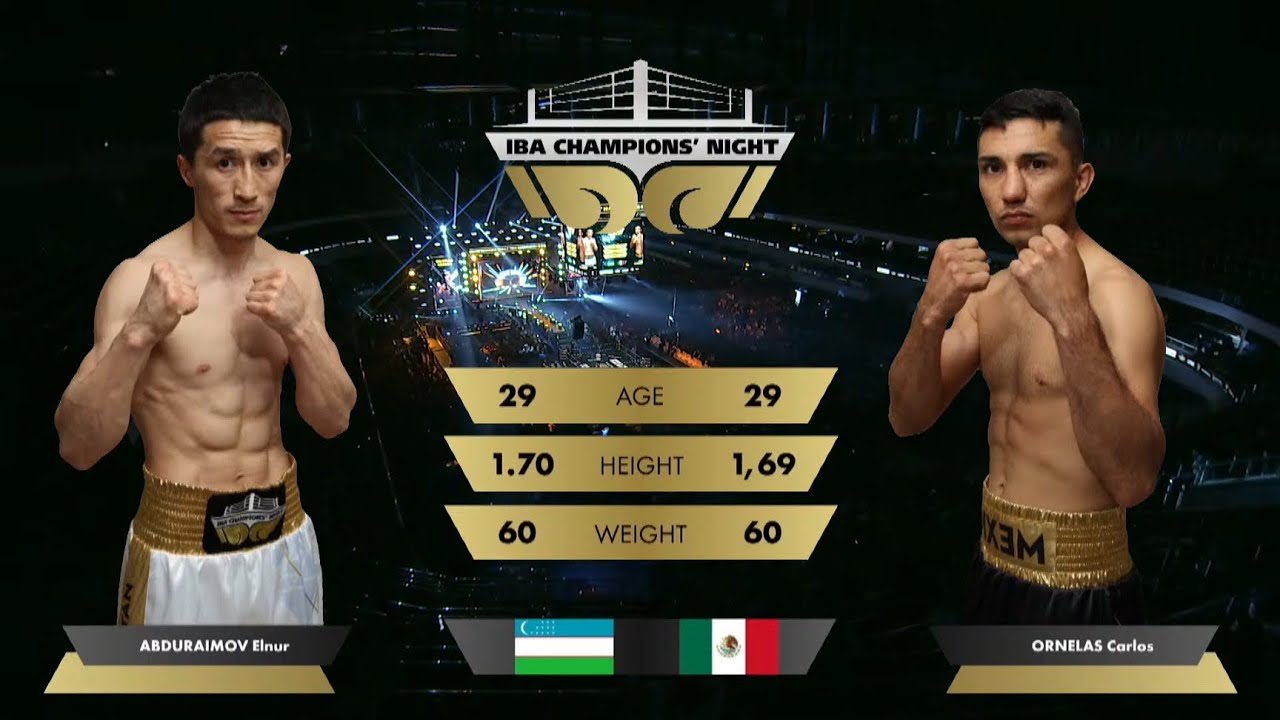 60kg ABDURAIMOV Elnur (UZB) vs ORNELAS Carlos (MEX) | IBA Champions' Night  | April 14, 2024