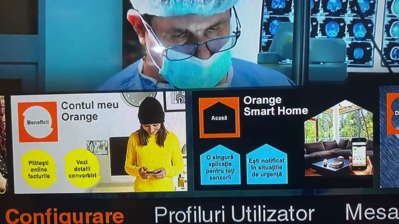 Prezentare  stb orange cablu dvb-c 