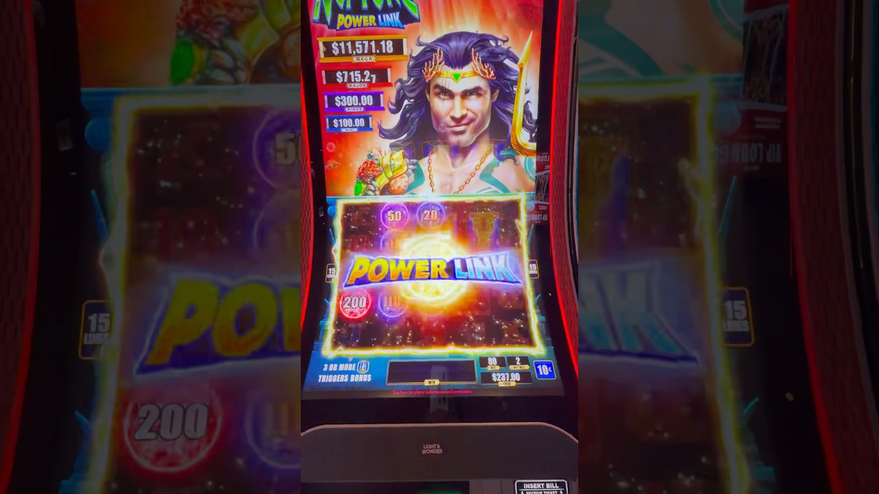 Playing Neptune Power Link at $8.00 a spin!! #slot #casino #slots #gambling