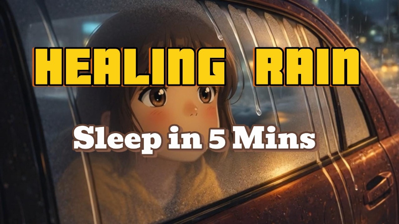 Rainy Day Car Sleep ASMR | 빗소리 ASMR: 차 안에서 듣는 아늑한 빗소리 (No Music, 4K)#RelaxingWhiteNoise #SleepSounds