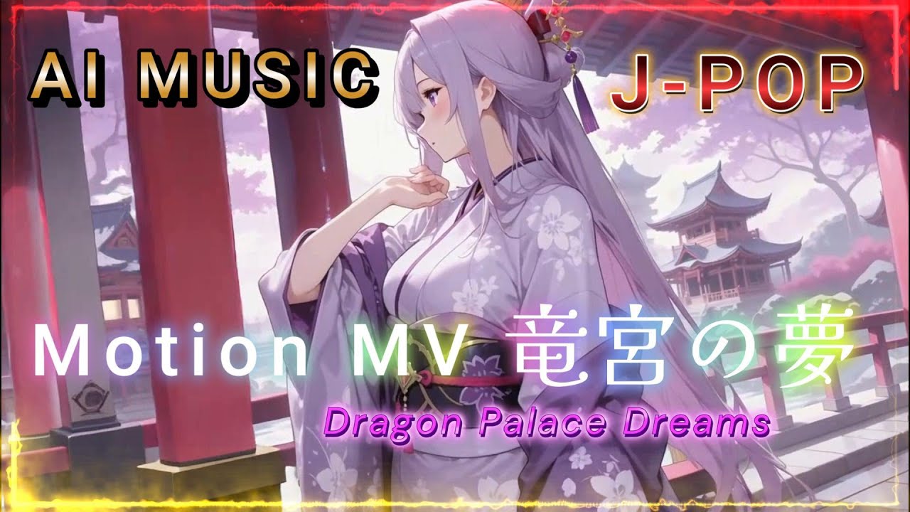 【AI J-POP / Motion MV】儚き楽園― Dragon Palace Dreams