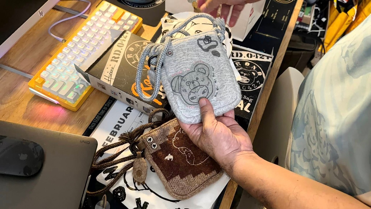 Unboxing Pop Mart Hirono Road Journal Mini Bag Part 2 #malaysia #popmart #hirono #minibags