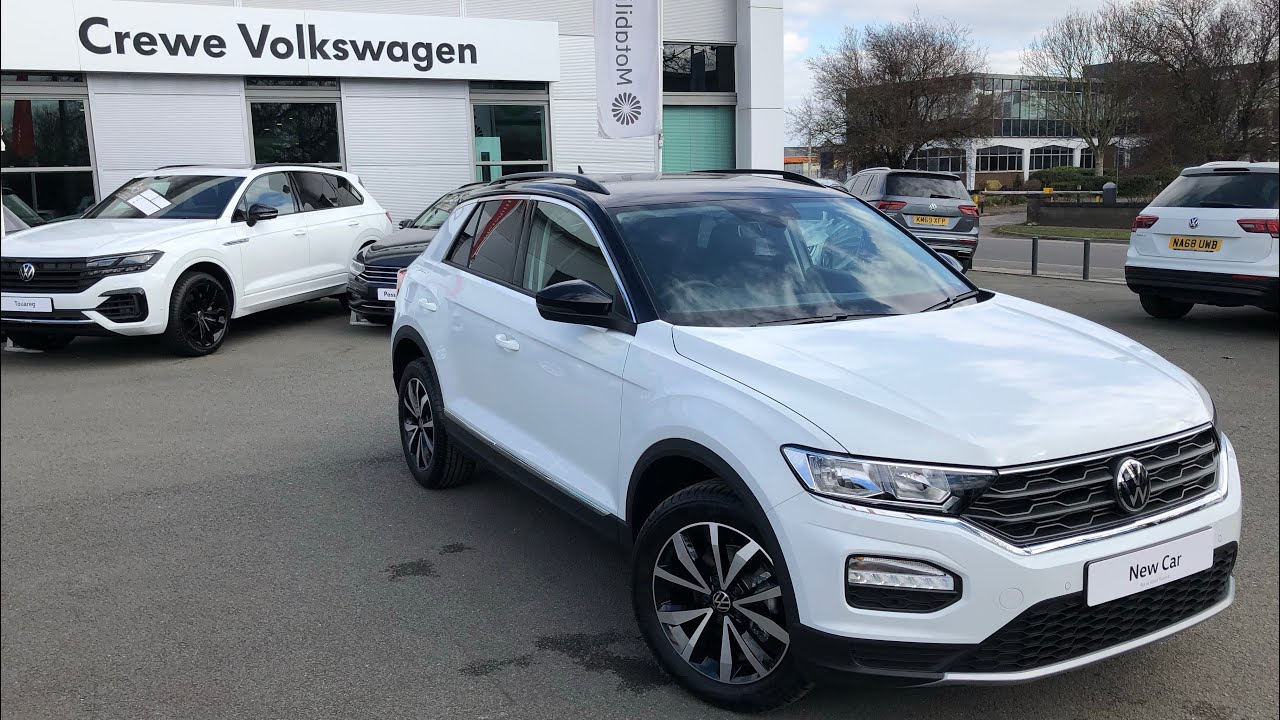 Brand New Volkswagen T-Roc Design 1.5TSI in Pure White/Black