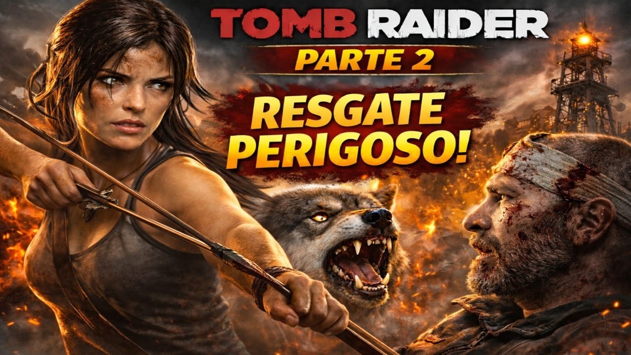 Lara enfrenta lobos para salvar Roth! O sinal de socorro começa! TOMB RAIDER PARTE 2 —