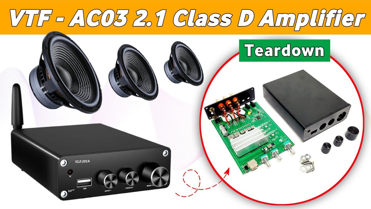 Clear Soft Sound & Powerful Bass के लिए Best 2.1 Amplifier | Vire VTF-AC03 | You Like Electronic 