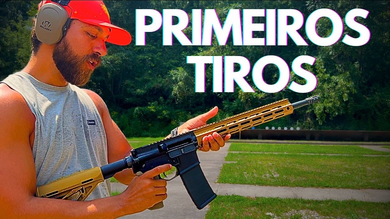 PRIMEIROS TIROS com nossa nova AR-15 — você NÃO VAI ACREDITAR no que aconteceu.