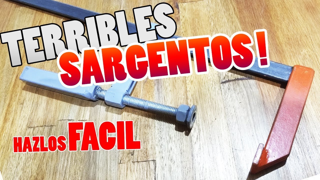 SARGENTO Herramienta CASERA [PRENSA PARA MADERA] USO RUDO
