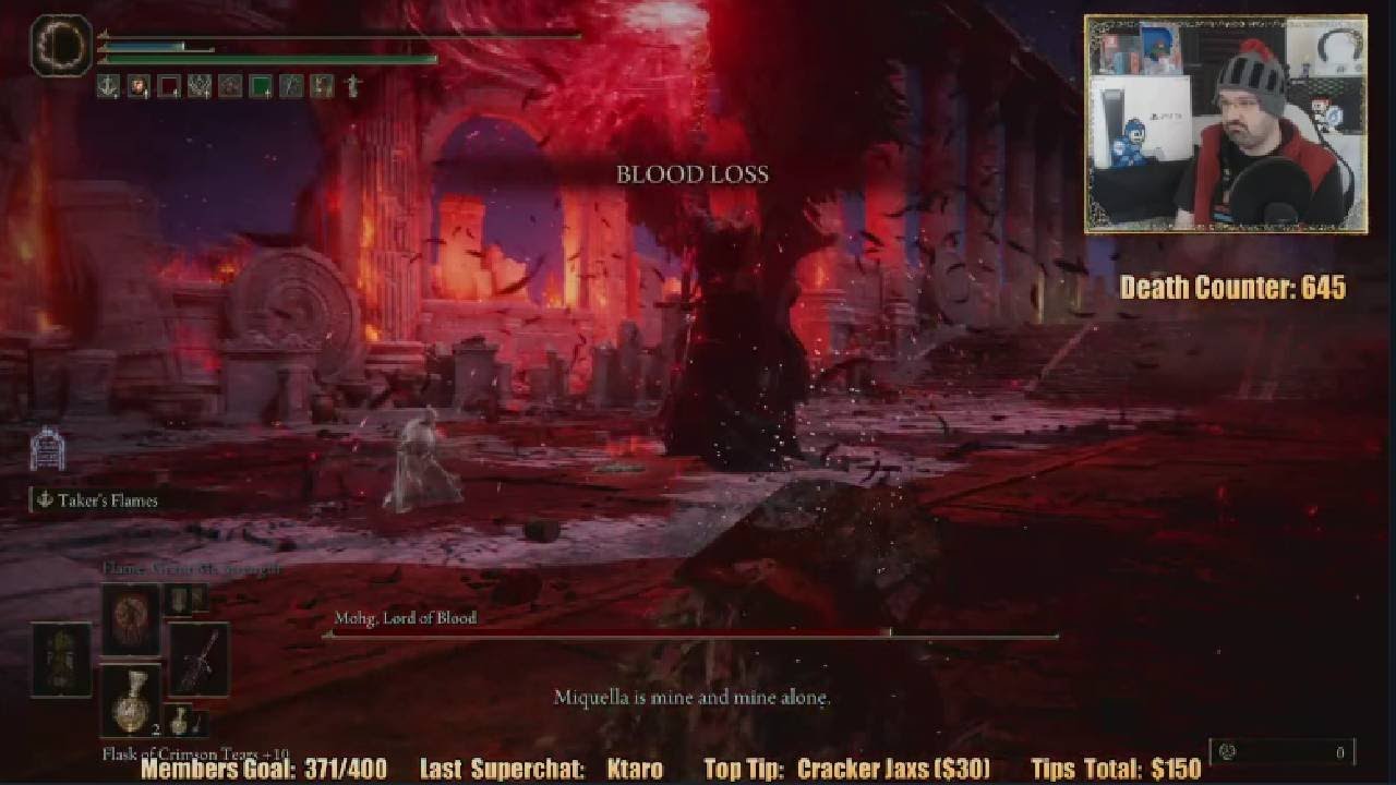 DSP Choleric After Getting Wrecked by Mohg’s Final Form, Doesn’t Beat Him.