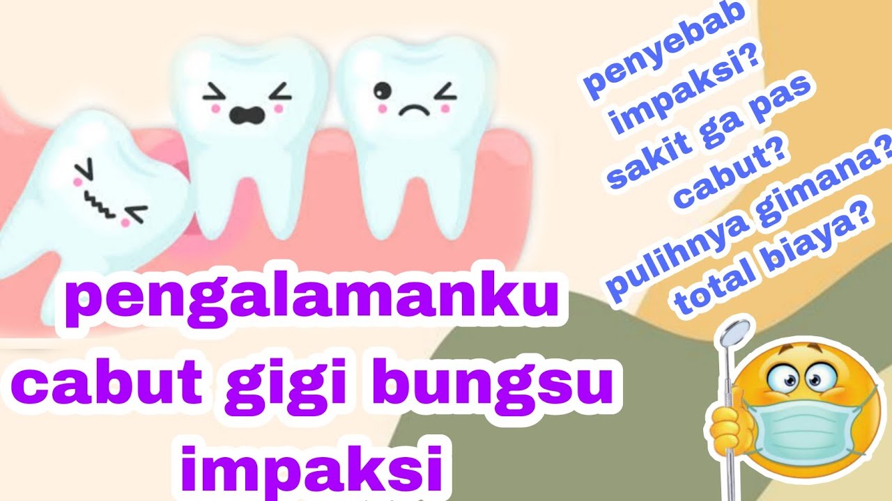Pengalamanku Operasi Cabut Gigi Bungsu Impaksi #cabutgigi #gigibungsu #wisdomteethremoval