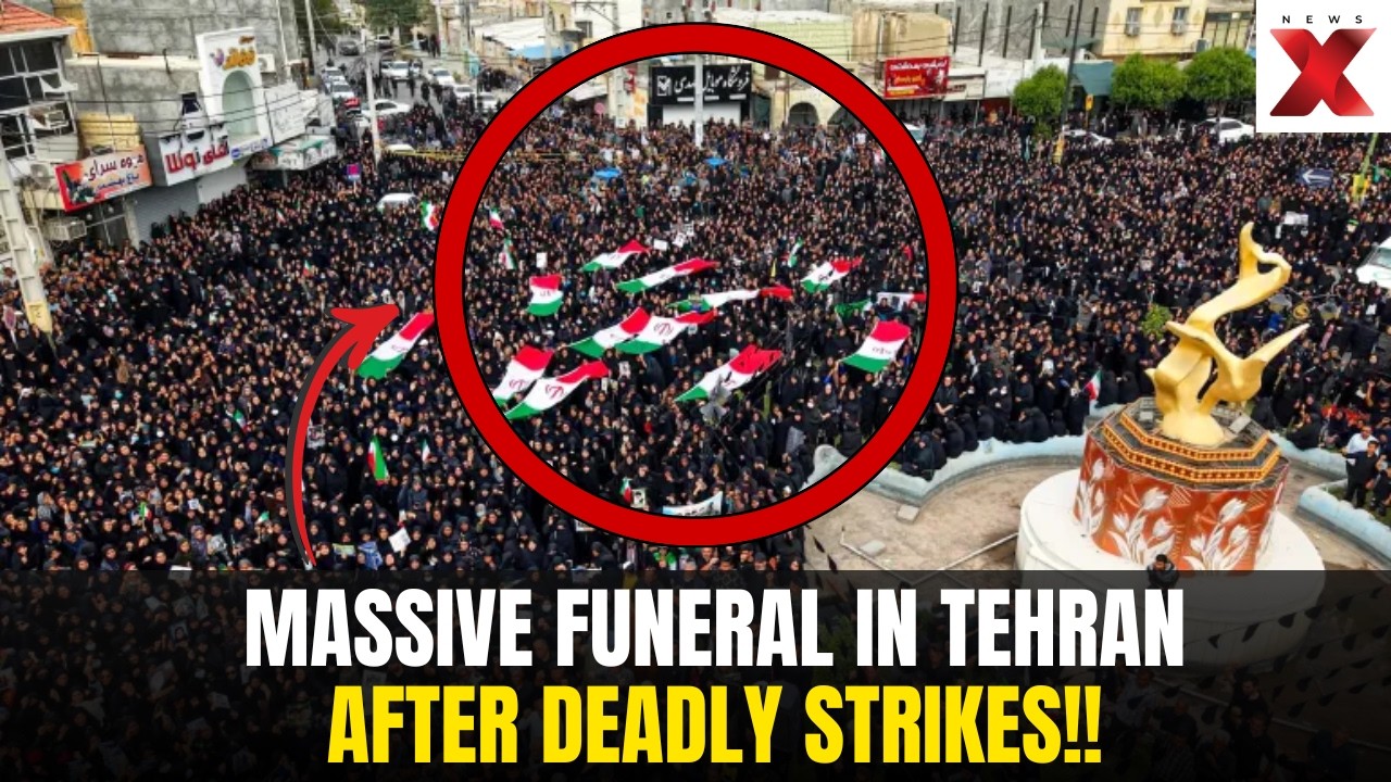 Shocking Funeral Scenes In Tehran: Thousands Mourn Iran’s Military Commanders Killed!