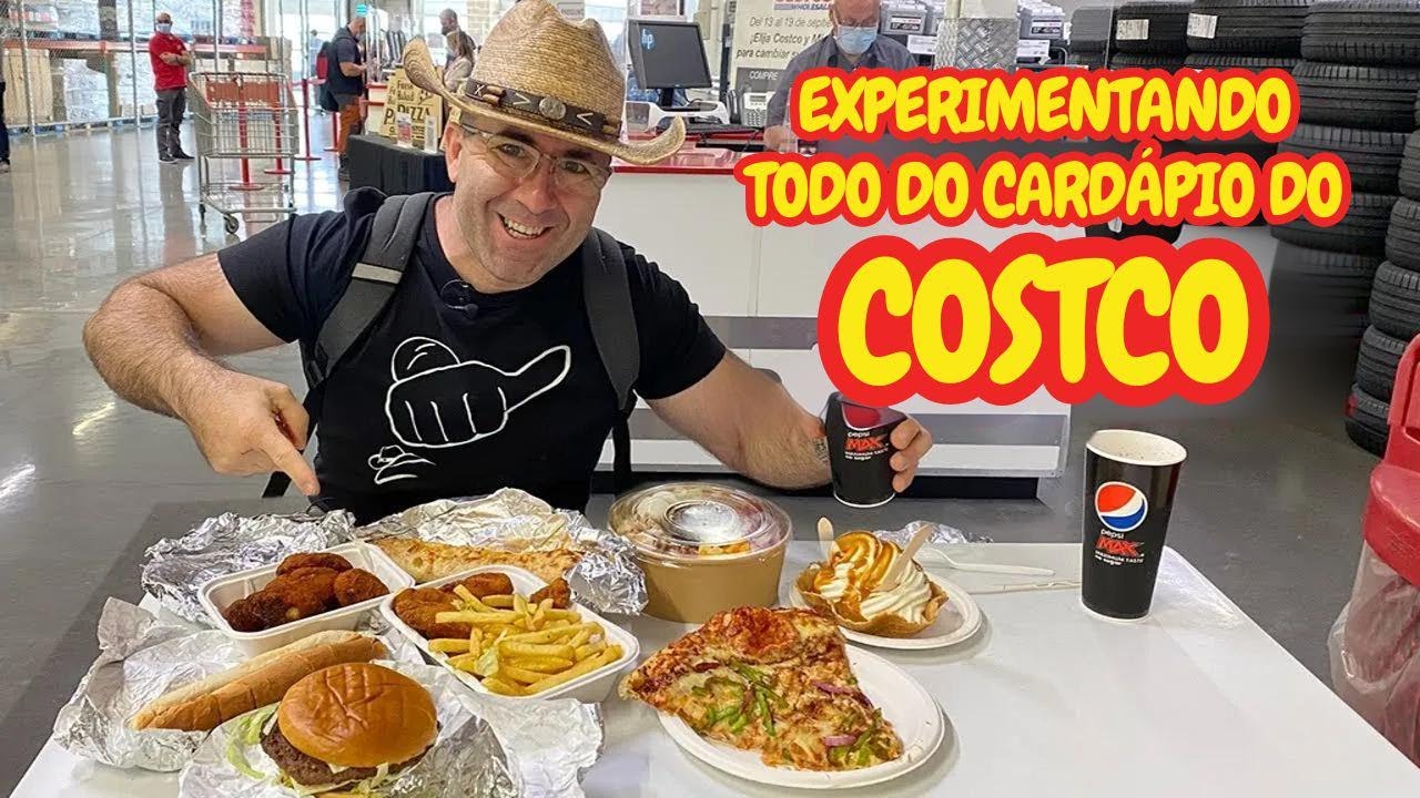 Experimentamos o CARDÁPIO COMPLETO do COSTCO: um SUPERMERCADO AMERICANO na ESPANHA