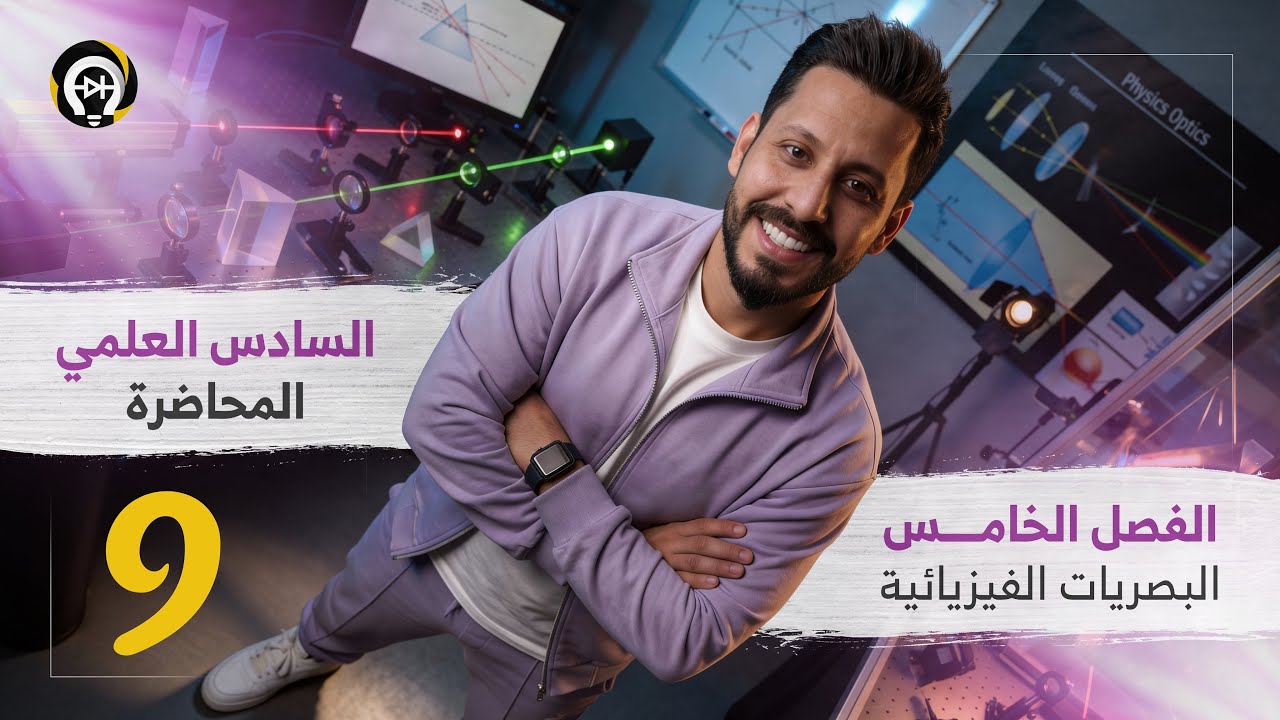 الفصل الخامس - البصريات الفيزيائية - المحاضرة 9 - منهج 2026