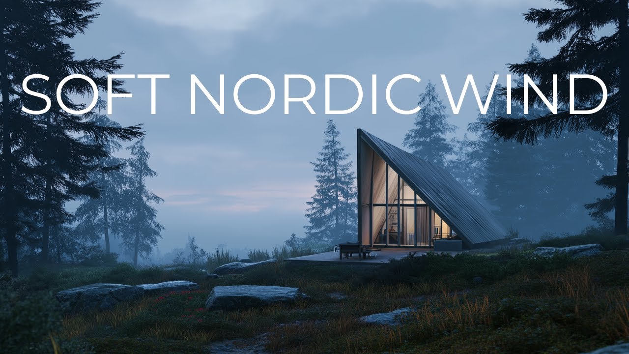 10 Hours Soft Nordic Wind 🌲 Gentle Wind Sounds for Deep Sleep, Relaxation & Focus