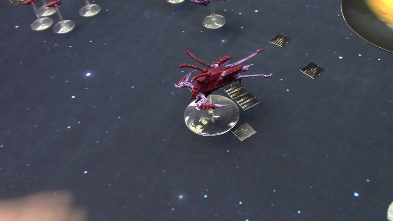 Battlefleet Gothic Battle Report: Tyranids vs Imperial Navy