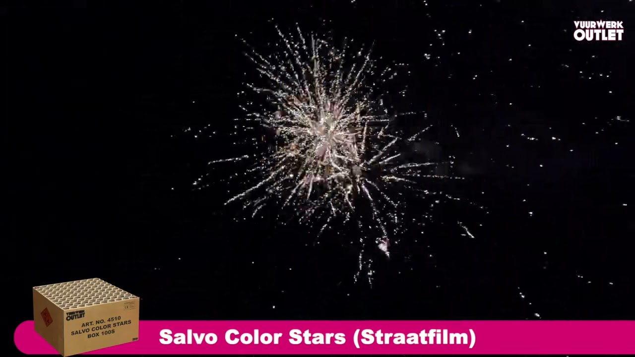 Salvo Color Stars Box Vuurwerk Outlet STRAATFILM