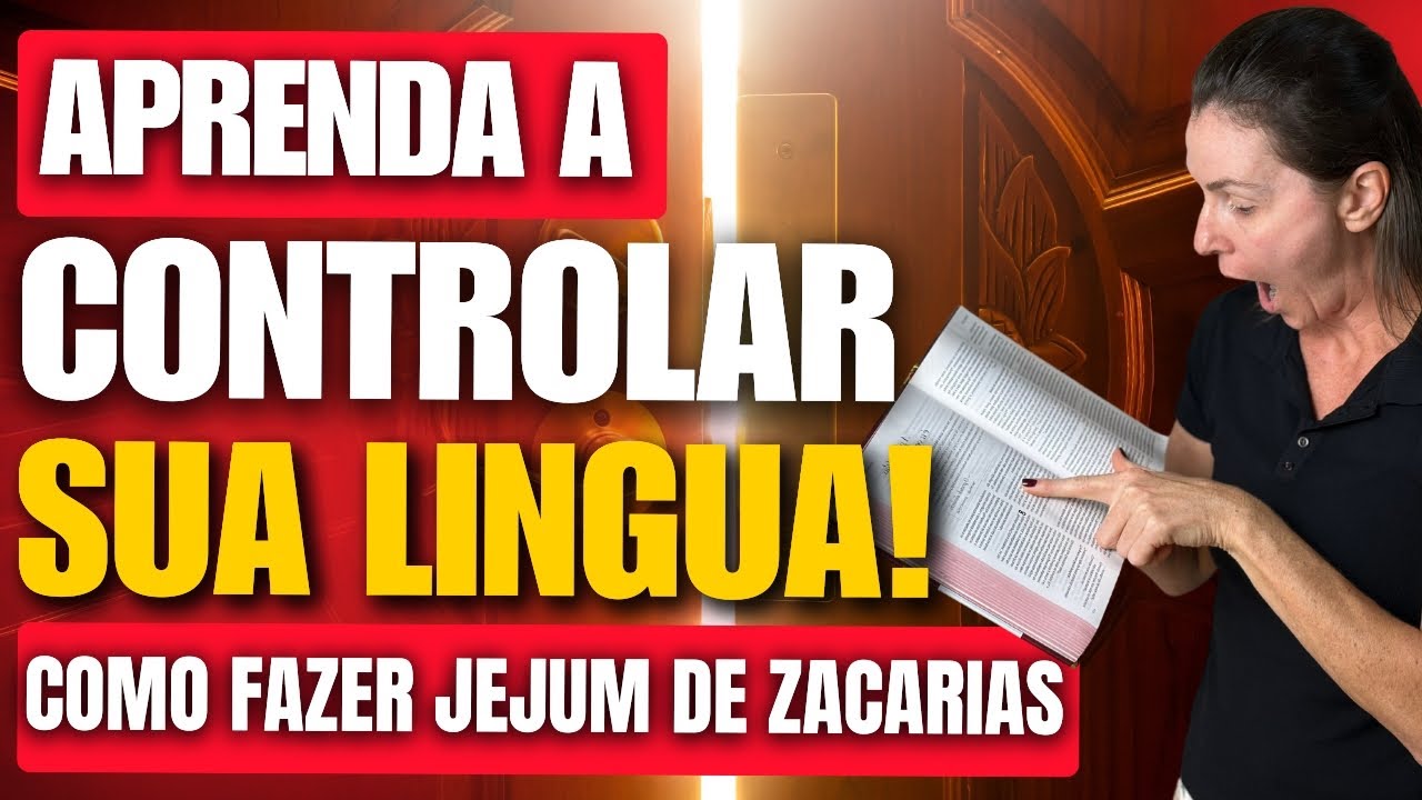 Como fazer o JEJUM DE PALAVRAS? Pode mudar a sua vida | Jejum de Zacarias