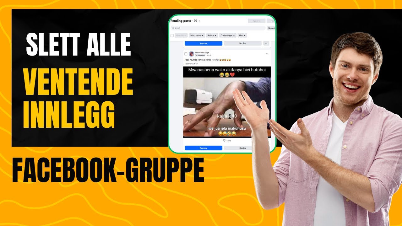 SLETT automatisk hundrevis av ventende Facebook-innlegg med dette ENKLE verktøyet