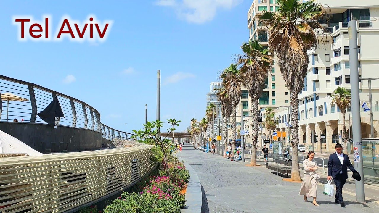 Beautiful Israel. A virtual walk from Jaffa to Tel Aviv Carmel Market, Israel