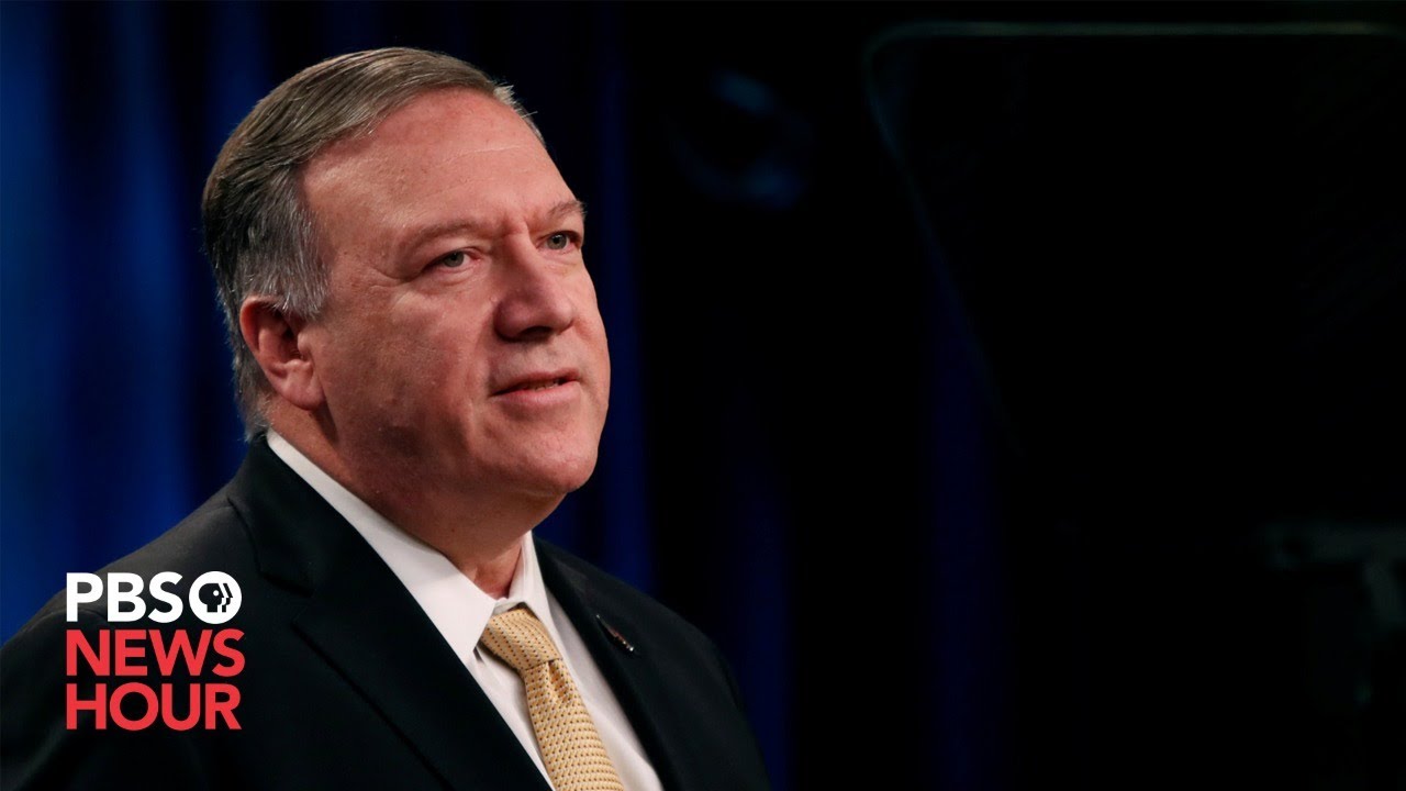 WATCH: Pompeo holds news conference on Iran 'snapback' sanctions