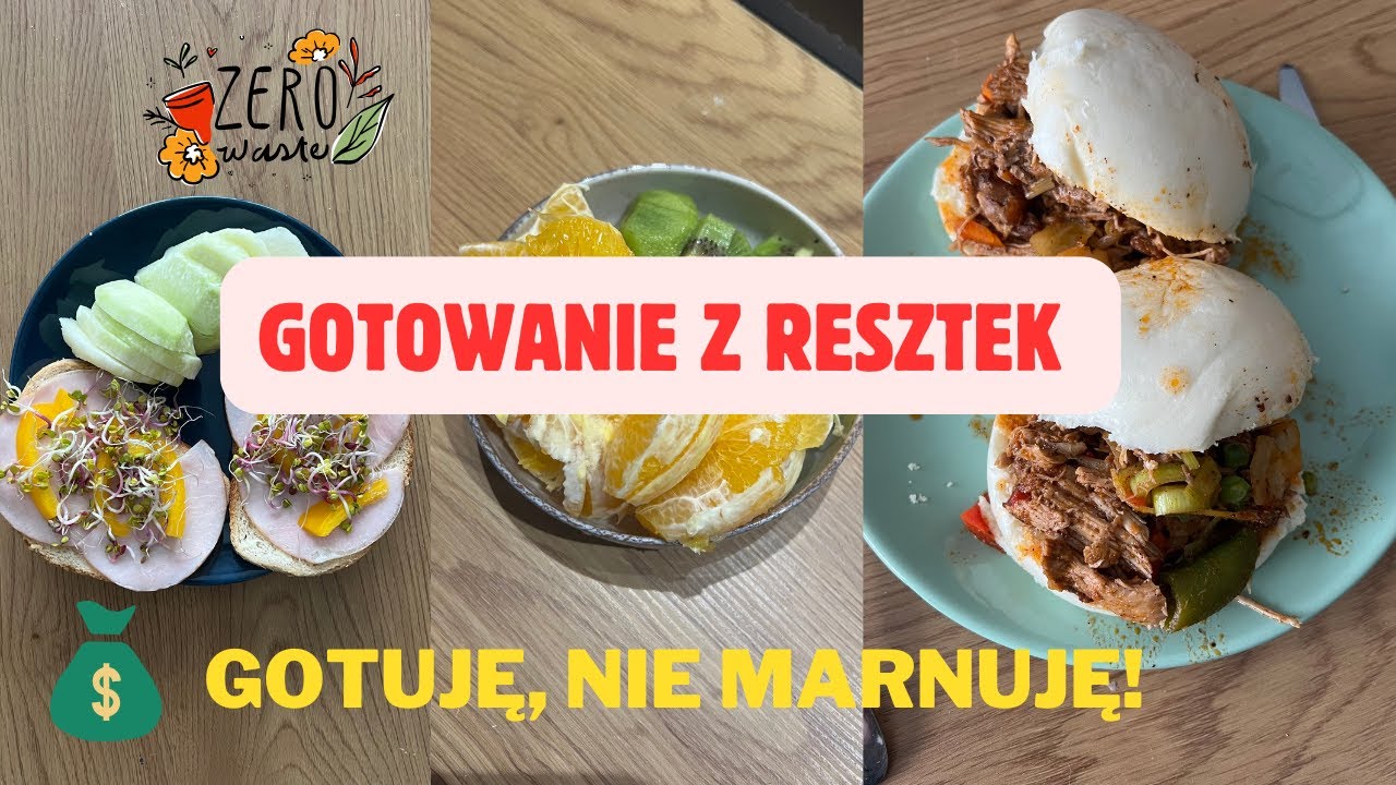 GOTOWANIE Z RESZTEK 💰 | ZERO WASTE ♻ | CZYSZCZENIE LODÓWKI | TANIE PRZEPISY | GOTUJĘ NIE MARNUJĘ