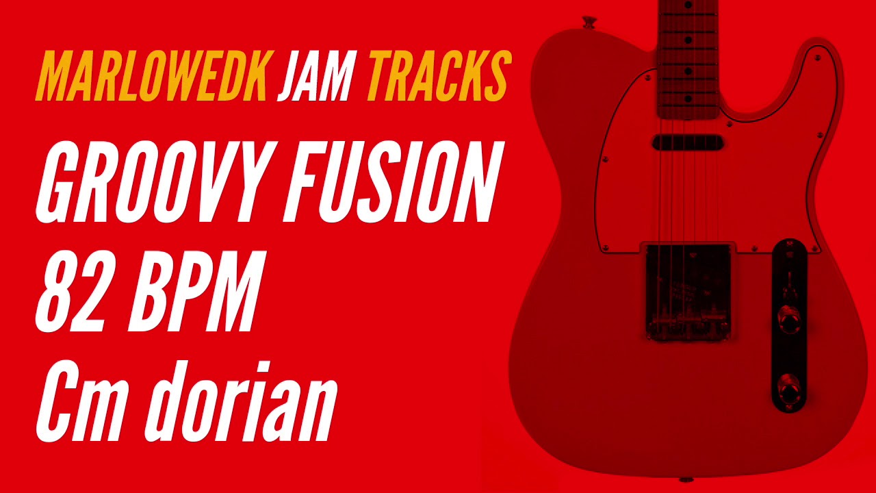 Groovy Fusion Jam track - C minor 82 bpm