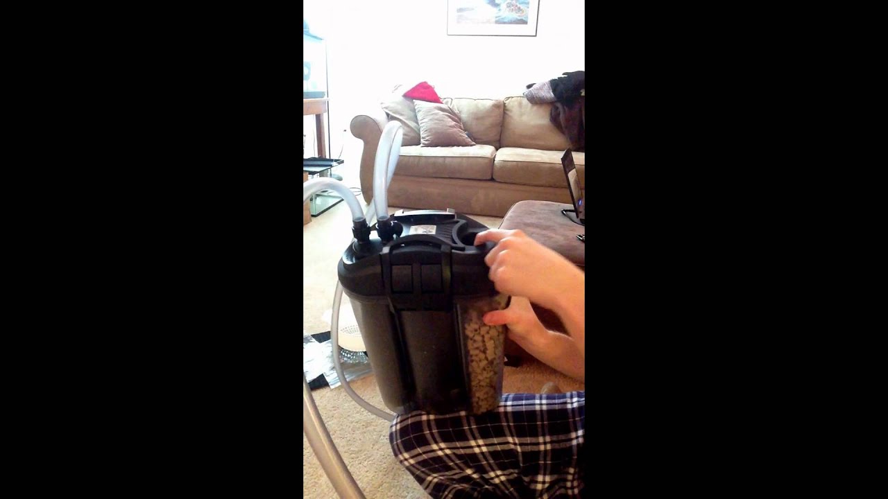 How to Set Up Zoo Med Turtle Clean 75 Turtle Filter Part 2
