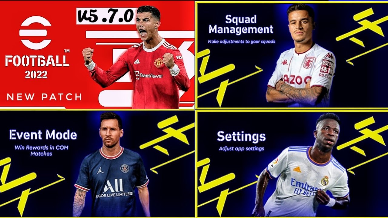 Patch eFOOTBALL PES 2022 Mobile v5.7.0