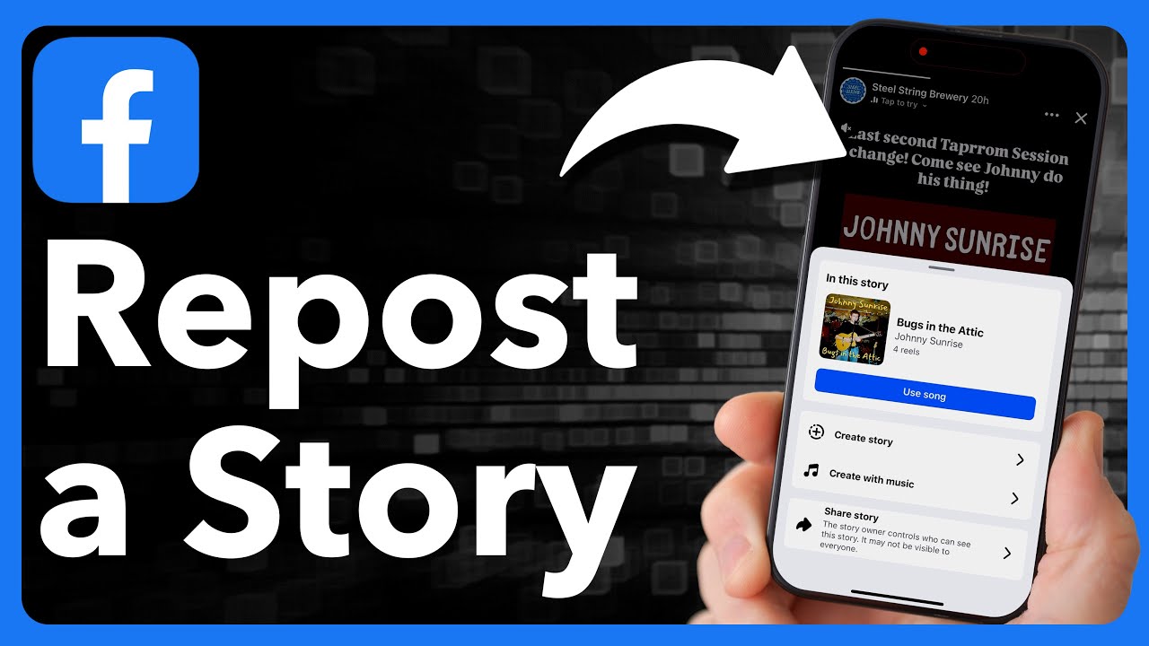 How To Repost Facebook Story