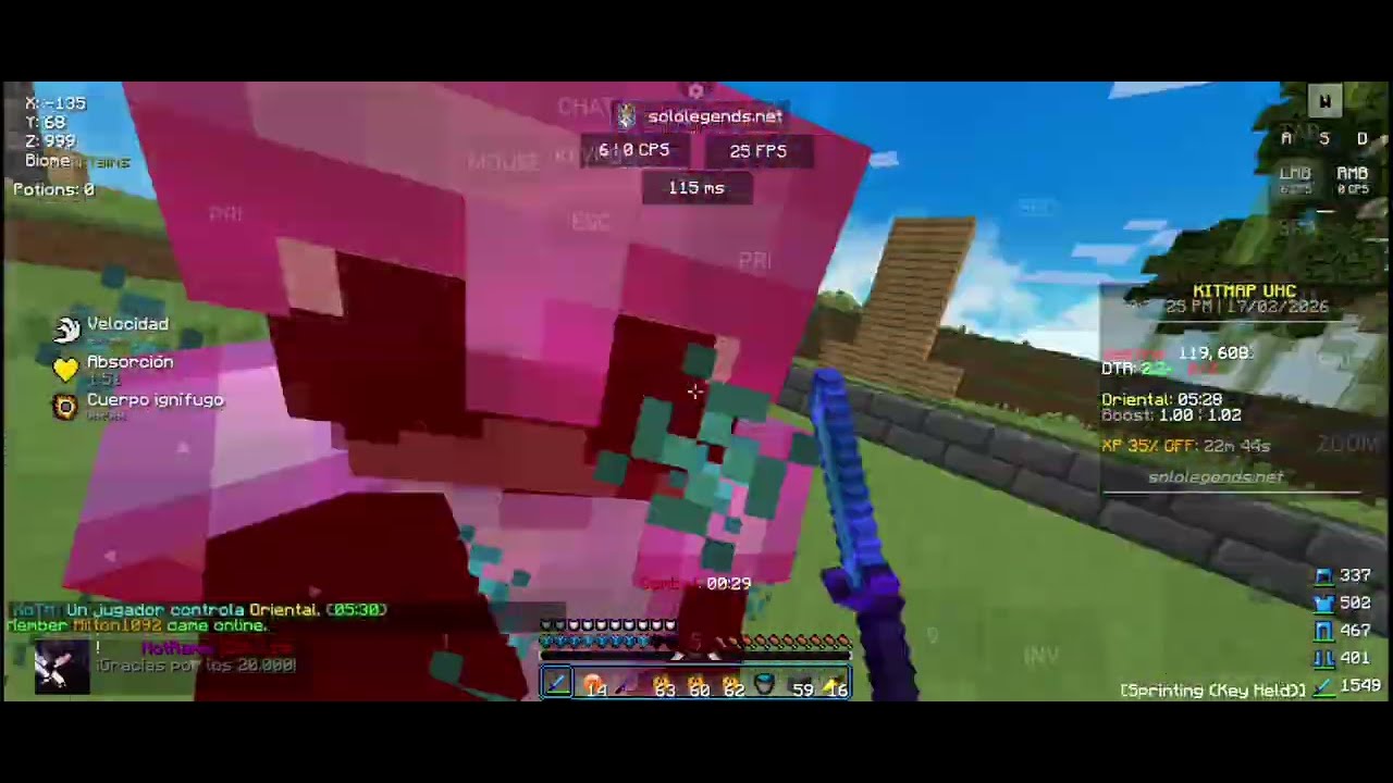 Regreso al KITMAP UHC PVP EN SPAWN EN MI BASE │SoloLegends 